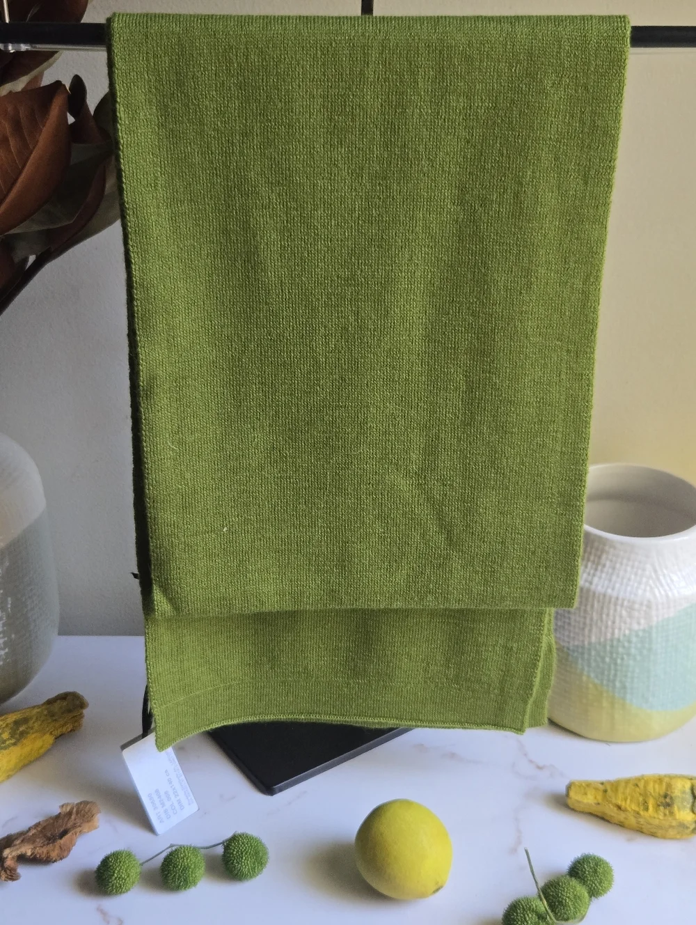 🐻NWT Moschino Olive Green Teddy Scarf🐻